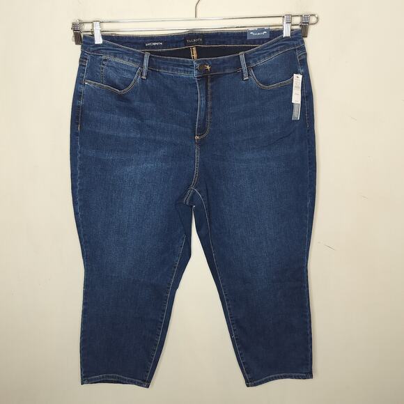 Talbots Jegging Crop Jeans 20W Petite Stretch Denim - Picture 1 of 9